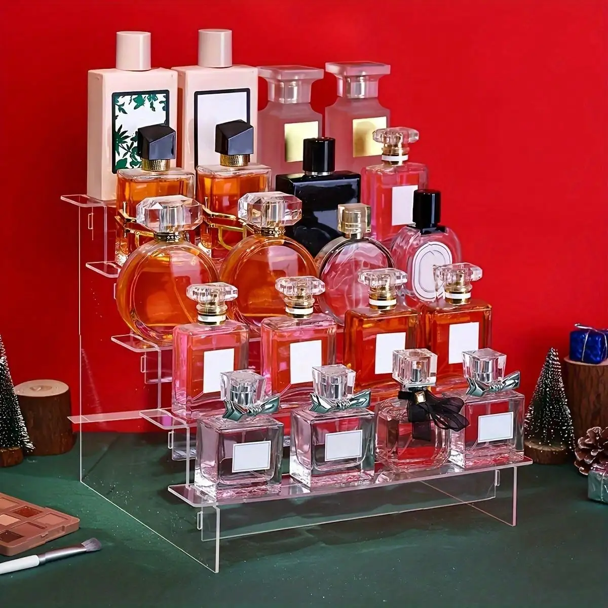 Display Risers Set - Akrilik Ekran Yükselticiler Parfüm Organizatör Standı
