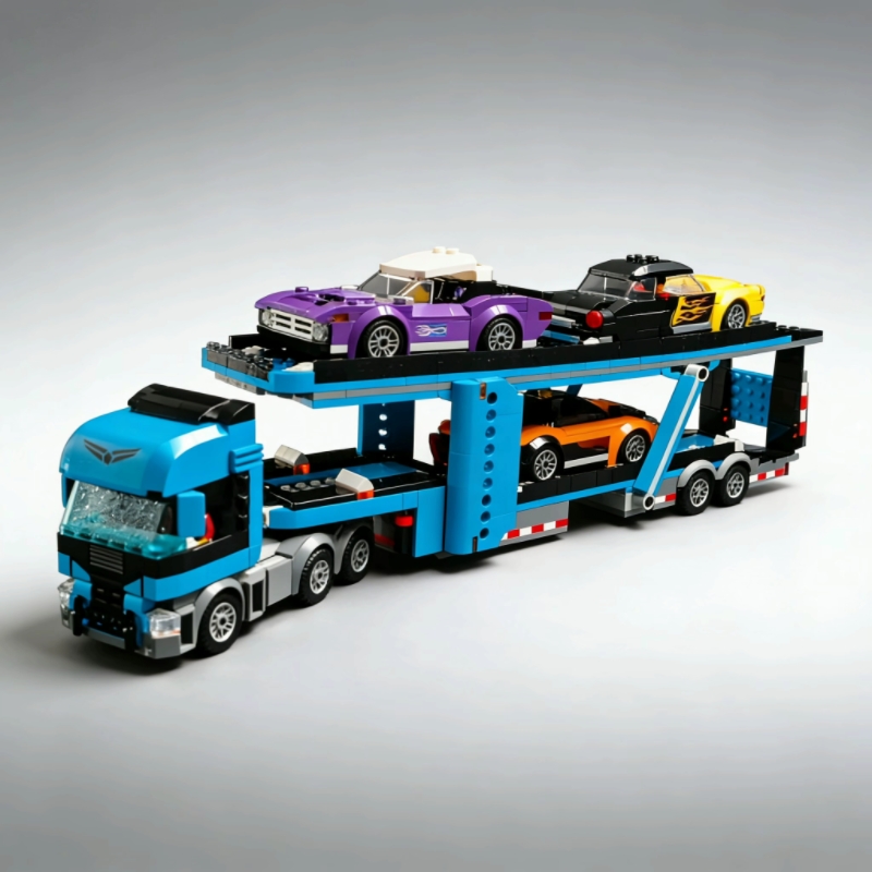 Lego Set Creator - Şehir serisi araba taşıma kamyonu yapı