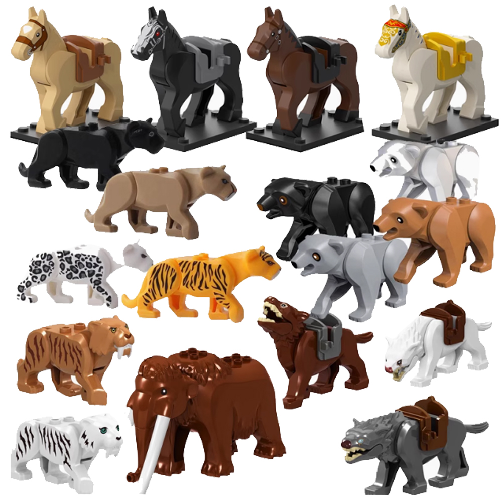 Lego Set Creator - MOC Şehir Hayvan Yapı Taşları Keçi