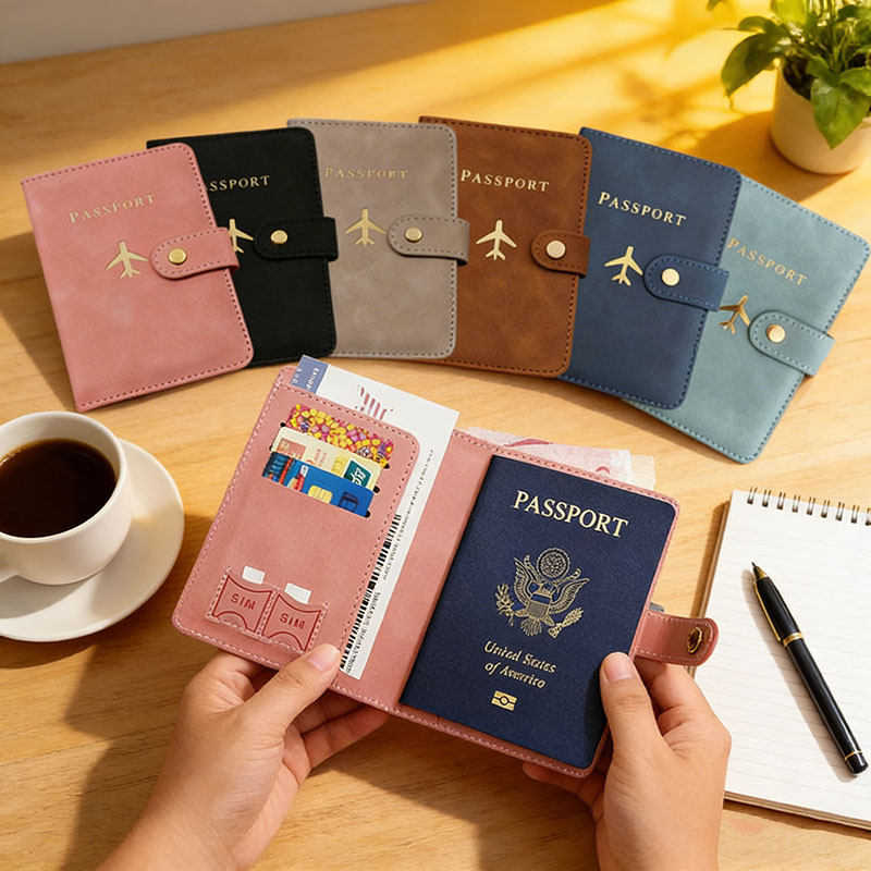 Card Top Loader - Deri Pasaportluk, Seyahat Gereçleri Kredi Kartı