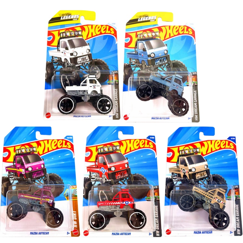 Hot Wheels Car Monster Trucks - Hot Wheels Mazda Autozam Alaşımlı Döküm