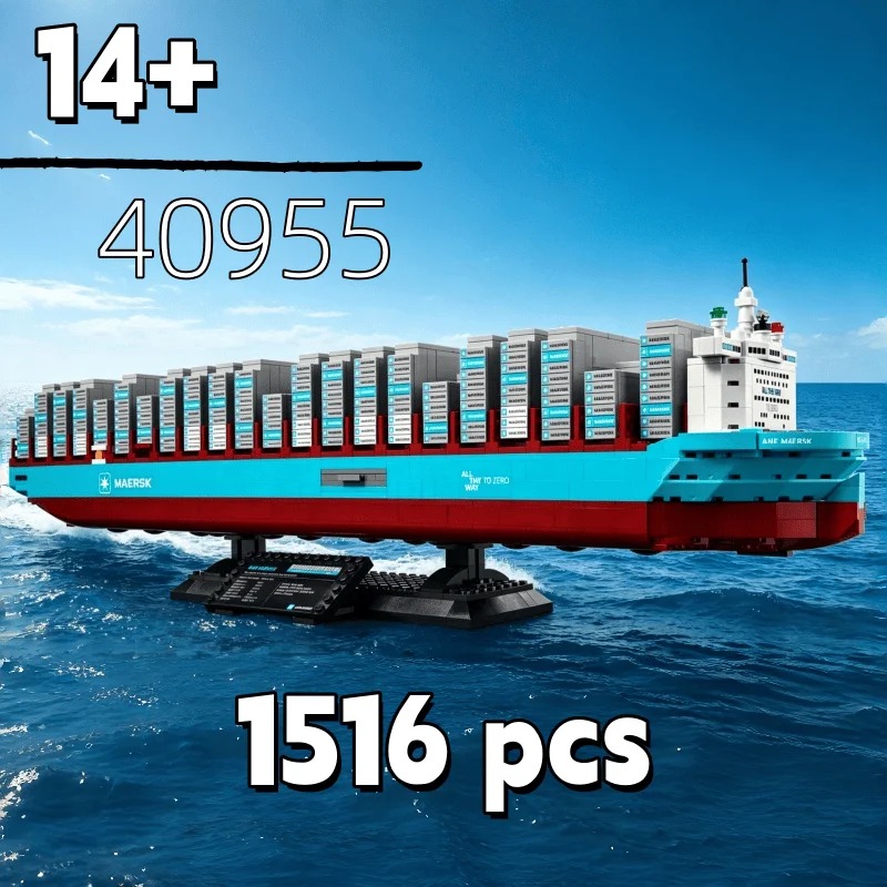Lego Set Technic - Yeni 2026 Çift Yakıtlı Konteyner Gemi