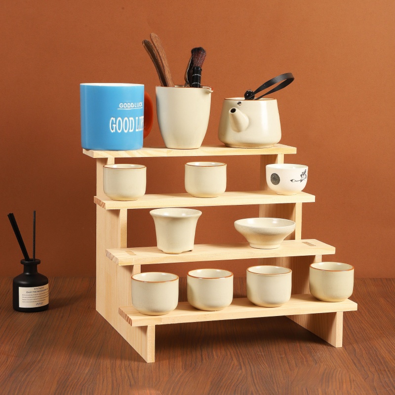 Ahşap Sergi Standı, Tatlı Figü - Display Risers Set incelemesi ve fiyatı