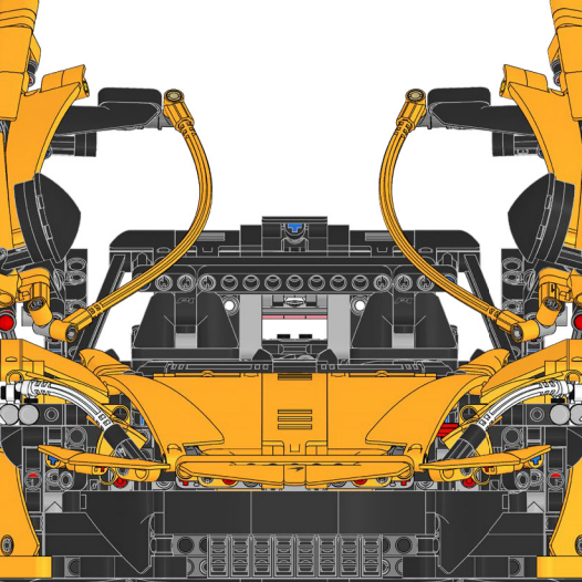 Sarı Montajlı Spor Araba 1:8 Ö - Lego Set Technic incelemesi ve fiyatı