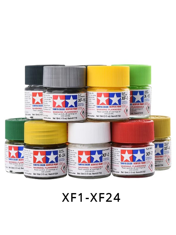 TAMIYA akrilik boya XF1-XF24 d - Tamiya Model Paint Set incelemesi ve fiyatı