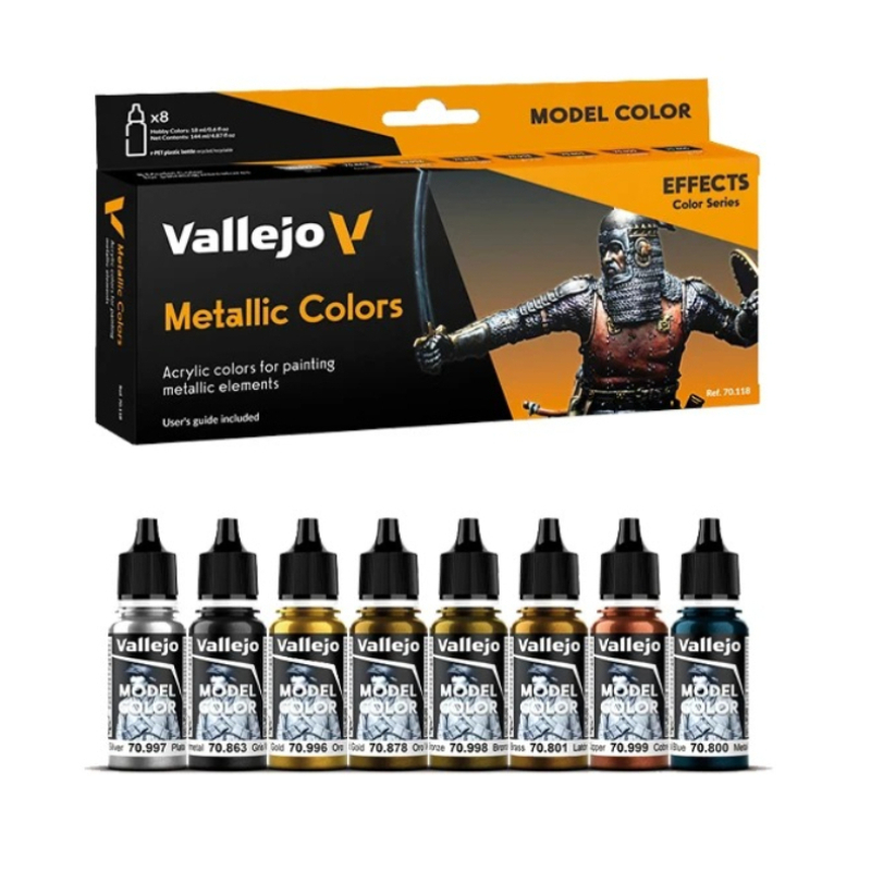 Vallejo 70118 Metalik Renk Çev - Tamiya Model Paint Set incelemesi ve fiyatı