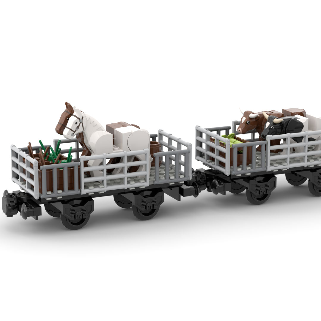 MOC Tren Hayvan Taşıma Aracı Y - Lego Set Creator incelemesi ve fiyatı