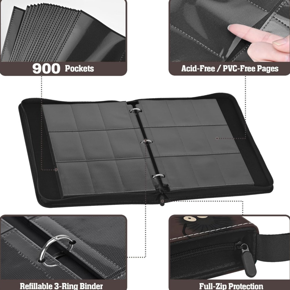 900 Cepli Kart Albümü, 50 Sayf - Trading Card Binder incelemesi ve fiyatı
